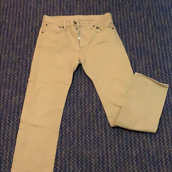 501 khaki jeans